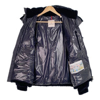 MONCLER モンクレール MAY JACKET ベロア ダウンジャケット ネイビー D20914034905 549TK Size 3 福生店