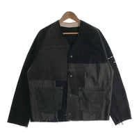 THRIFTY LOOK スリフティー ルック 再構築 DENIM REMAKE ENGINEERED JACKET デニム リメイク エンジニア ジャケット ブラック Size XL相当 福生店