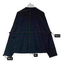 ONE BY OURET ワンバイオーレット クルーネック ジャージジャケット ネイビー size2 瑞穂店