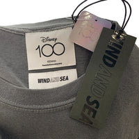 WIND AND SEA ウィンダンシー MICKEY MOUSE POCKET TEE ミッキーマウス ポケットTシャツ チャコールグレー Size XL 福生店