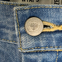 WTAPS ダブルタップス 20AW BLUES BAGGY TROUSERS ブルースバギー デニムパンツ USED加工 ライトブルー 202WVDT-PTM06 Size 02 福生店
