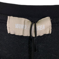 WIND AND SEA ウィンダンシー Black Over Dye S/S Tee ブラックオーバーダイ ショートスリーブTシャツ 刺繡 バックプリント WDS-O-BKF-25-Q2-03 Size XL 福生店