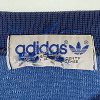 80's adidas アディダス パイル地 ラグランスリーブ トップ ネイビー Size L 福生店