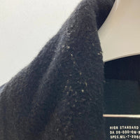 HIGH STANDARD SPORTS WEAR ハイスタンダードスポーツウェアー コットン ハーフコート ブラック sizeLARGE REGULAR※襟に毛玉あり 瑞穂店