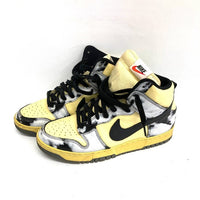 NIKE ナイキ DD9404-700 Dunk High Black Acid Wash ダンクハイ スニーカー イエロー size26cm 瑞穂店