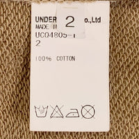 UNDERCOVER アンダーカバー 16SS SCAB期 復刻 5分袖 スウェットパーカー ベージュ Size 2 福生店
