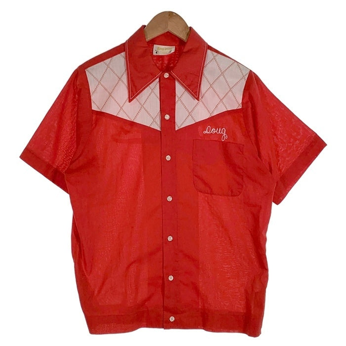 美品 70s KingLouie　キングルイ　ボーリングシャツ　レッド　Ｌ相当 楽天市場】70s USA製 ヴィンテージ キングルイ King Louie