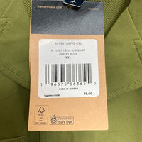 THE NORTH FACE ノースフェイス M FIRST TRAIL S/S SHIRT ファーストトレイル ショートスリーブシャツ オリーブ NF0A87QKPIB Size XXL 瑞穂店