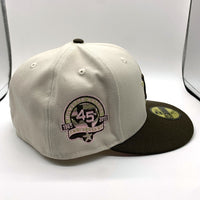 NEWERA ニューエラ HOUSTON ASTROS ヒューストンアストロズ 45th Anniversary 59FIFTY ベースボールキャップ サイドパッチ ブラウン ベージュ Size 7 5/8 (60.6cm) 福生店