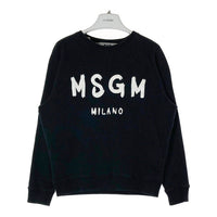 MSGM エムエスジーエム ロゴプリント スウェットトレーナー ブラック sizeS 瑞穂店