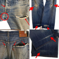 LEVI'S VINTAGE CLOTHING リーバイス ヴィンテージ クロージング 501XX 復刻 デニムパンツ ライトブルー 47501-0117 USA製 Size W32 L34 福生店