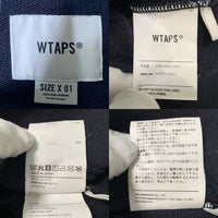 WTAPS ダブルタップス 23SS プリント プルオーバースウェットパーカー ネイビー 231ATDT-CSM01 Size 01 福生店