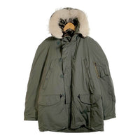 80's U.S.AIR FORCE 米空軍 N-3B ミリタリー フライトジャケット オリーブ 8415-00-376-1672 LANCER 81年会計 Size M 福生店