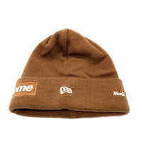 Supreme シュプリーム New Era ニューエラ Box Logo Beanie ニット帽 ブラウン 瑞穂店