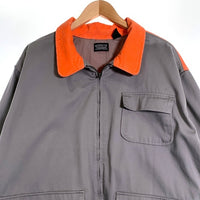 Levi's リーバイス SKATE ハンターズジャケット ジップアップ カバーオール チノツイル グレー オレンジ PC9-A0955-0001 Size XL 福生店