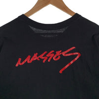 MASSES マシス プリントTシャツ ブラック Size XL 福生店