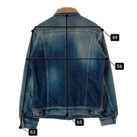 Lee リー LS1030 101 STORM RIDER 裏ブランケット 襟コーデュロイ デニム トラッカージャケット Gジャン インディゴ sizeL 瑞穂店