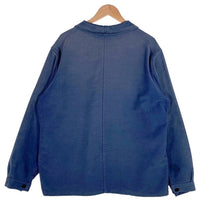 70's モールスキン French Work Jacket フレンチ ワーク ジャケット ブルー Size XL相当 福生店