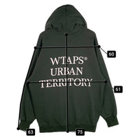WTAPS ダブルタップス 23AW OBJ 05 Hoody プルオーバースウェットパーカー グリーン 232ATDT-CSM25 Size 04 福生店