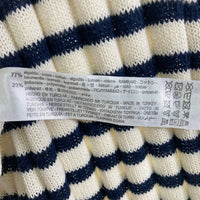 ZARA ザラ 3991 004 104 ボーダーニットドレス オフホワイト sizeM 瑞穂店