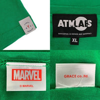 ATMOS LAB アトモスラボ MARVEL マーベル HULK ハルク プリントTシャツ グリーン Size XL 福生店