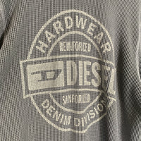 DIESEL ディーゼル S-GINAFY プリントサーマルカットソー ワッフル グレー ガーメントダイ A11253 Size L 福生店