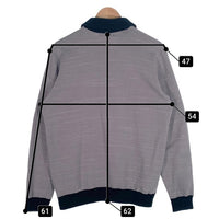Dry Bones ドライボーンズ スウェット カーディガン グレー ブラック Size L 福生店