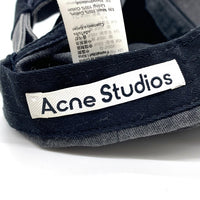 Acne Studios アクネストゥディオズ 24SS Logo Cap 刺繡ロゴ アジャスタブルキャップ フェイデッドブラック FN-UX-HATS000240 福生店