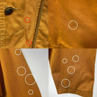 Calvin Klein Sport カルバンクラインスポーツ 襟レザー ハンティングコート マスタード sizeM 瑞穂店