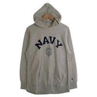 80's Champion チャンピオン リバースウィーブ NAVY ラバープリント プルオーバー フーディー パーカー USA製 Size XL 福生店