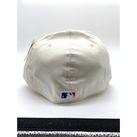 90's New Era ニューエラ MLB ニューヨーク・ヤンキース 59FIFTY ベースボールキャップ ホワイト ウール USA製 Size 7 3/8 (58.7cm) 福生店