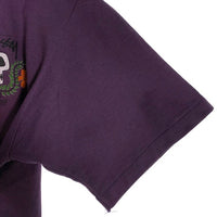 80's STUSSY ステューシー Skull Flouwer スカルフラワー 半袖 Tシャツ USA製 パープル Size L 福生店