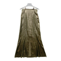 AMERI アメリ ポリエステル ロングスカート ゴールド 01410980650 Size M 瑞穂店