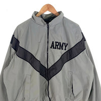 00's U.S.ARMY PFU トレーニングジャケット ナイロン カーキ 8415-01-465-4831 SKILCRAFT Size S-R 福生店
