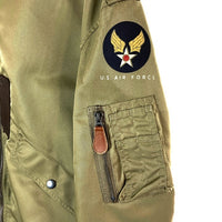 HOUSTON ヒューストン L-2 フライトジャケット カーキ size38 瑞穂店