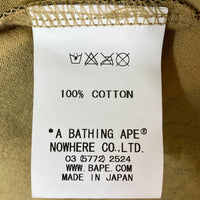 A BATHING APE アベイシングエイプ STUSSY ステューシー 30周年記念 APE 1st CAMO Tシャツ カモフラ sizeL 瑞穂店