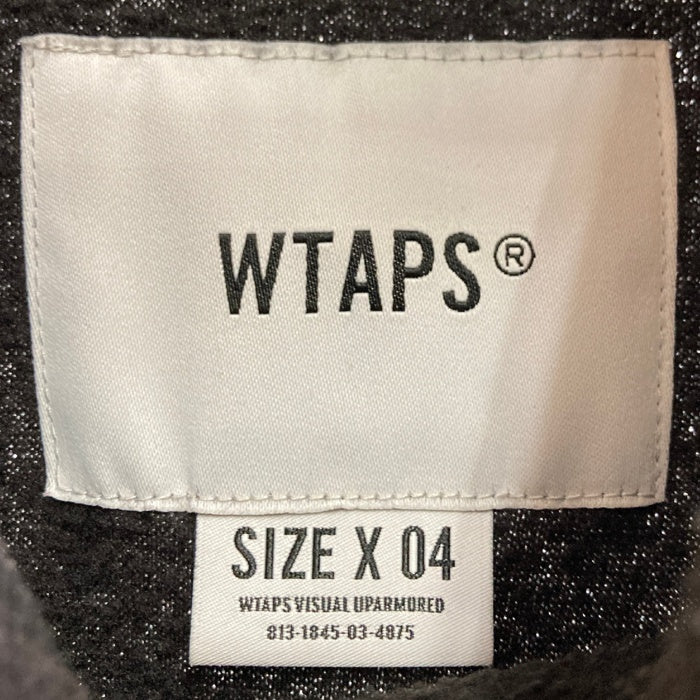 WTAPS ダブルタップス 19AW SWEAT SHIRT POLY DOWNY 02 192ATDT-CSM25 フリースパーカー ブラック  sizeXL 瑞穂店