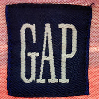 GAP ギャップ OLD ボタンダウン オックスフォード 半袖シャツ ドミニカ共和国製 ストライプ ピンク sizeXL 瑞穂店