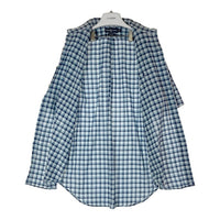Ralph Lauren ラルフローレン BLAKE インド綿 半袖チェックシャツ ブルー sizeL 瑞穂店