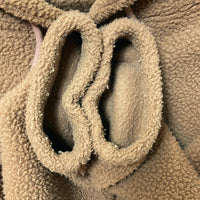 HUF ハフ ロゴ刺繍 ボアパーカー ブラウン sizeL 瑞穂店