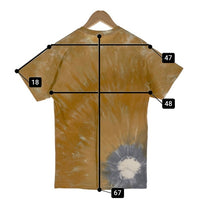 TOURNESOLS by Claude Monet ヒマワリ 半袖 Tシャツ タイダイ Size M 福生店