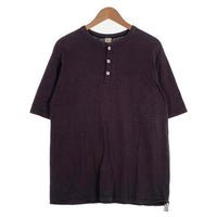 WAREHOUSE ウェアハウス Henlyneck S/S T Shirts ヘンリーネック 半袖 Tシャツ ブラック Size XL 福生店
