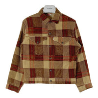 Levi’s リーバイス 80's PLAID CORD TRUCKER コーデュロイ チェック トラッカージャケット ブラウン size18 瑞穂店