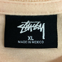 STUSSY ステューシー メキシコ製 ワールドツアー Tシャツ ピンク sizeXL 瑞穂店