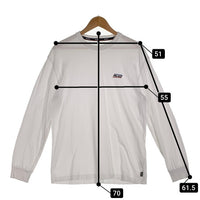 PALACE パレス BASICALLY A LONGSLEEVE ロゴプリント ロングスリーブTシャツ ホワイト Size L 福生店