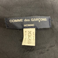 COMME des GARCONS HOMME コムデギャルソンオム HP-K401 ウールxナイロン タータンチェックマフラー グレーxネイビー 瑞穂店