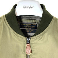 HOUSTON ヒューストン L-2 フライトジャケット カーキ size38 瑞穂店