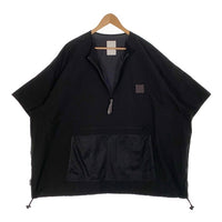 S.F.C エスエフシー 23SS HALF ZIP NYLON SHIRT ハーフジップナイロンシャツ 半袖 ブラック Size XL 福生店