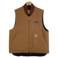 Carhartt カーハート Duck Vest ダックベスト ブラウン V01-BRN メキシコ製 0120 Size L 福生店