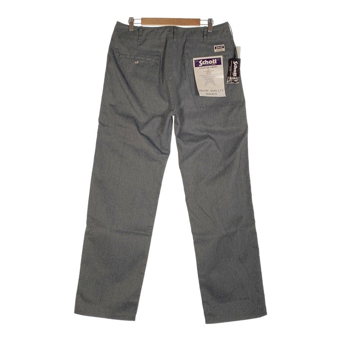 【schott】コットンツイル ワークパンツ 36インチ GREY 未使用品 schott】コットンツイル ワークパンツ 36インチ GREY 未使用品